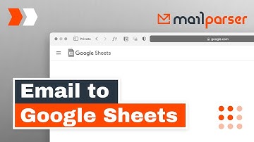 Email to Google Sheets: Parse data from emails and send to Google Sheets