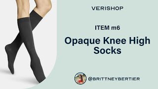 ITEM m6 Opaque Knee High Socks Review