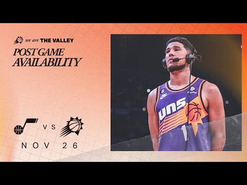 11/26/2022 | Utah Jazz vs. Phoenix Suns Media Availability