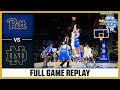 Pitt vs. Notre Dame Full Game Replay | 2025 T. Rowe Price ACC Men's Basketball Tournament