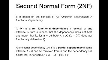 CS208 PDD Mod 4.4  Second Normal Form (2NF)