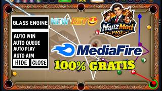 UPDATE NEW KEY GLASS ENGINE GRATIS❗ CHEAT 8 BALL POOL MOD APK TERBARU 2026 GARIS PANJANG NO ROOT screenshot 1