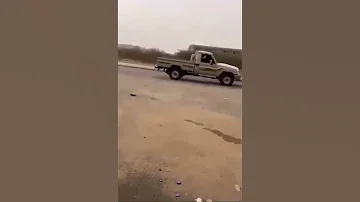مطاردة واطلاق نار بالسعودية 