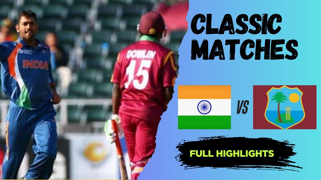 MS Dhoni Bowling in Champions Trophy 2009 | IND vs WI Highlights | Cricket highlights