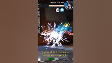 So I went in blindly against Omega Sentinel..