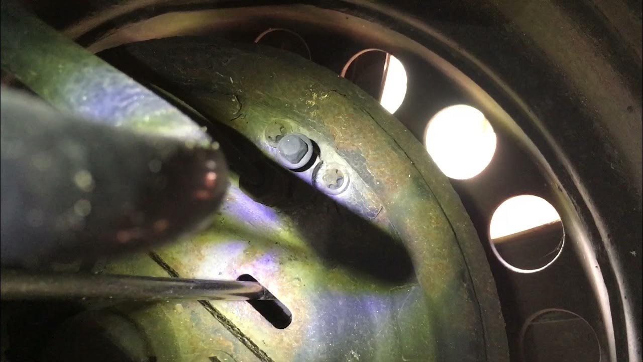 How To Adjust Drum Brakes Without Taking Off The Wheel - YouTube
