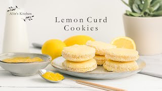 Lemon Curd Cookies. Recipe for sandwich cookies filled with lemon curd.