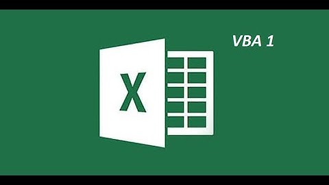 1 - Corso Excel VBA - Introduzione