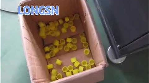 Automatic Plastic Bottle Cap Anti-theft Ring Slitting Folding Machine