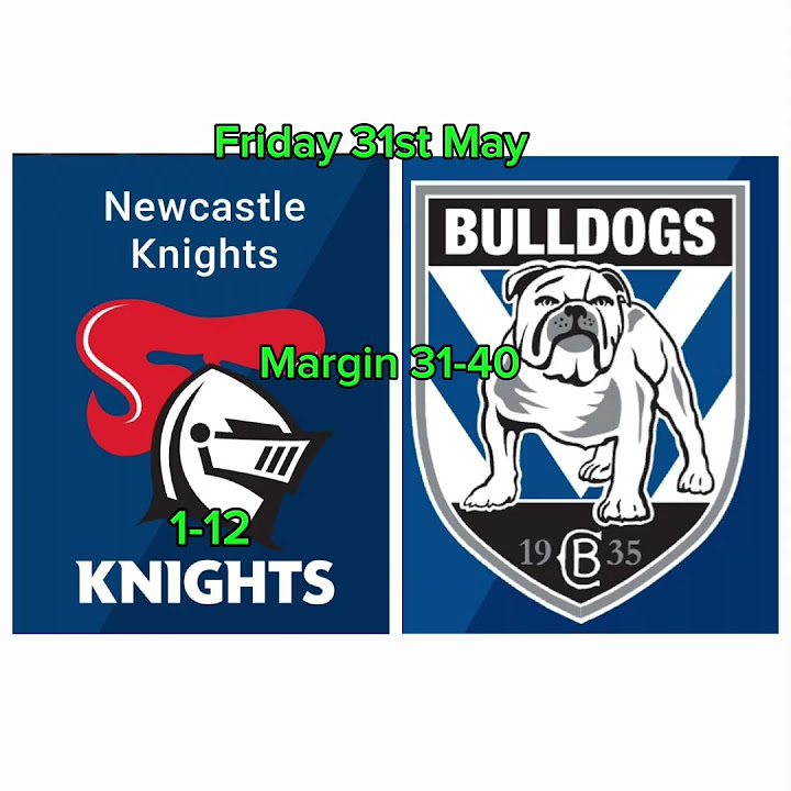 NRL Round 13 2024 Knights vs Bulldogs #nrl #2024 #Round13 #Knights #