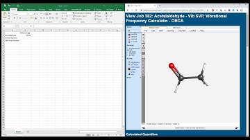 Calculate and Analyze Thermochemical Properties using WebMO