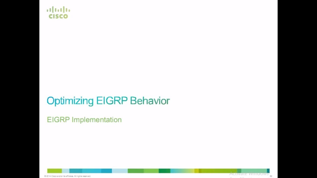 Cisco CCNP - Implementing IP Routing v2.0 - Module 2 - EIGRP ...