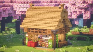 Minecraft - How to Build a Japanese Cafe