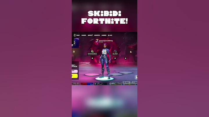 THE NEW FORTNITE ITEMSHOP! [SKIBIDI]