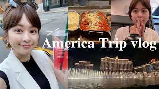 【vlog】ちょっと前に友達とアメリカに旅行に行ってきたよ〜🗽💕