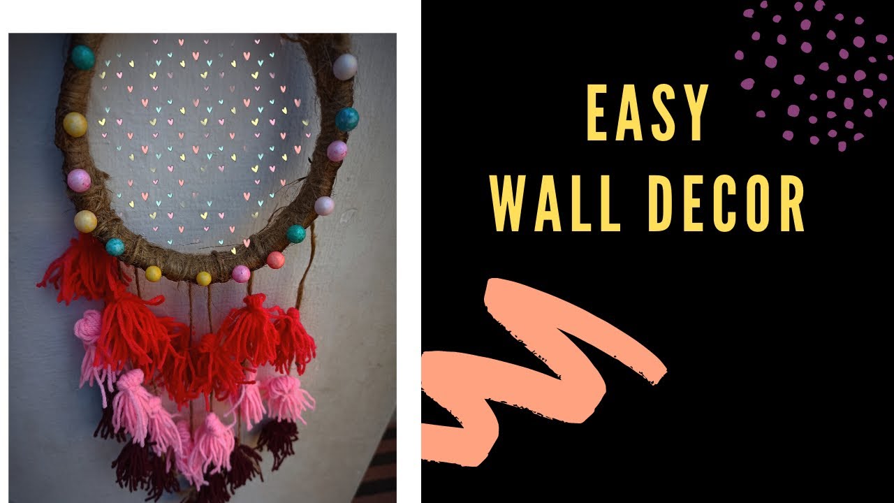 Vlog-8 easy wall decor - YouTube