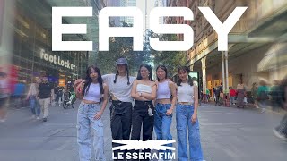 K-POP IN PUBLIC | EASY - LE SSERAFIM (르세라핌) DANCE COVER | Nightlit