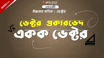 ১২.০৩. অধ্যায় ১২ : ভেক্টর - ভেক্টর প্রকারভেদ - একক ভেক্টর [SSC]
