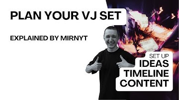 PLAN YOUR VJ SET / EXPLAINED BY MIRNYT #vjing #vj #visualization #liveevent #3d #3drenders #dj #tech