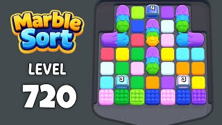 Marble Sort level 720 walkthrough solution