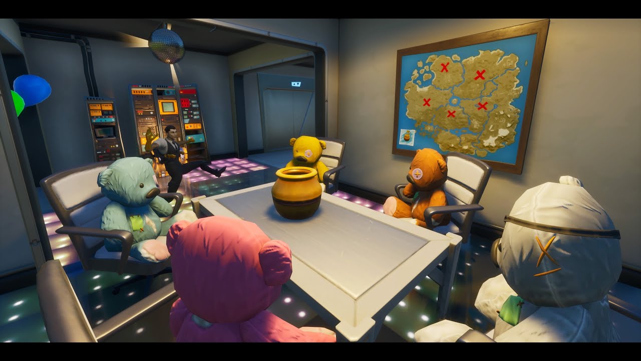 Fortnite | The Ted Offensive Plans Found + FOR THE BEARS! Honey Locations 42.5k XP(Secret Challenge)