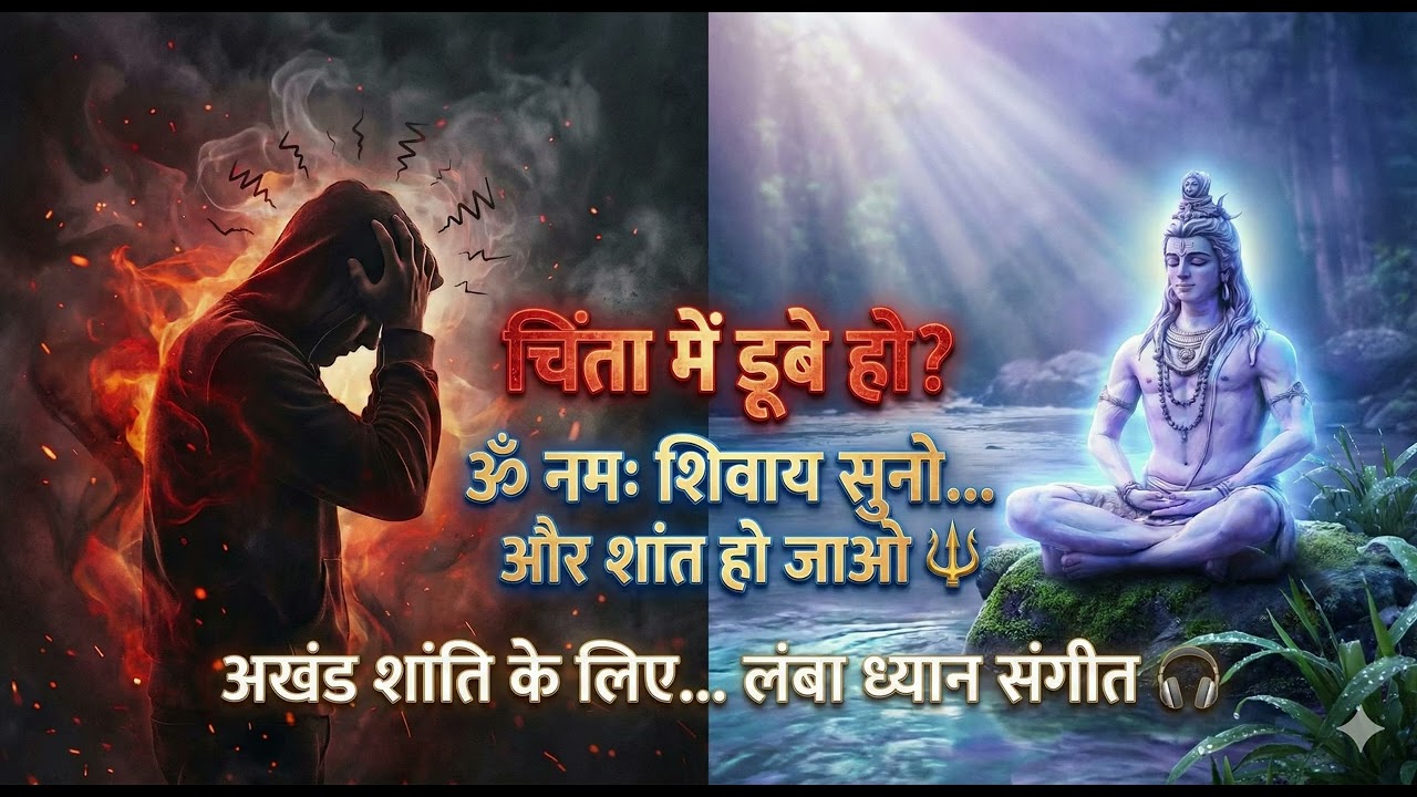 1️⃣ “मन अशांत है? बस ‘ॐ नमः शिवाय’ सुनो 🔱 | Nature Meditation Music”
