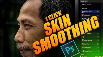 1-Click Skin Smoothing _photoshop 2023 Tutorial