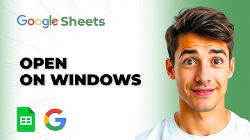Google Spreadsheets openen op uw Windows 10/11 laptop (de gemakkelijkste manier) (gids 2025)