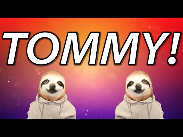 HAPPY BIRTHDAY TOMMY! - SLOTH HAPPY BIRTHDAY RAP