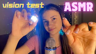 ASMR🎙️👄VISION TEST👀💤MOUTH SOUNDS👅😴