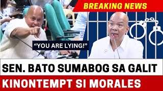 PDEA LEAKS: Sen. Bato Sumabog sa Galit! Kinontempt sir Eric Santiago