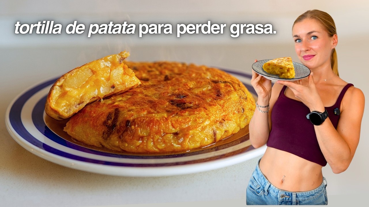 Cena TORTILLA de PATATA todos los días y pierde MÁS GRASA (Receta de Tortilla de Patatas Saludable)