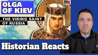 The SAINT with an Epic REVENGE story  Olga of Kiev (Biographics Reaction)