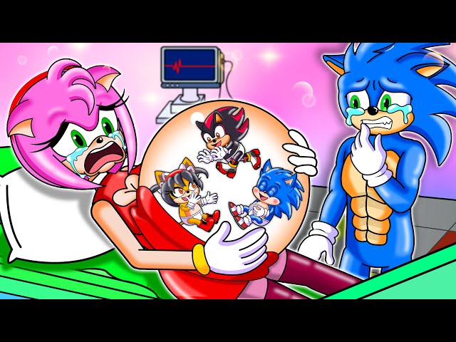 Don't Choose the Wrong Door Challenge with Mommy Sonic - Sonic Life Story - Cartoon Animation class=