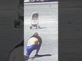 Watch a Hero Stop a stroller From Rolling onto a Busy Highway | NY Post #shorts