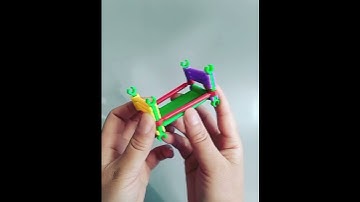 Clever stick building block toys assembly -storage rack #kidsactivities#diy#toys #fun#block#handmade