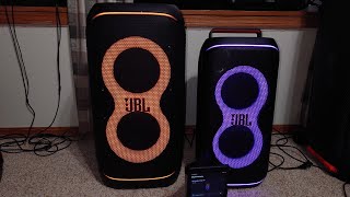 JBL Partybox 🔥Stage 320 vs Club 120 Basement Party Speaker Battle 🤜🤛 A Family Feud.