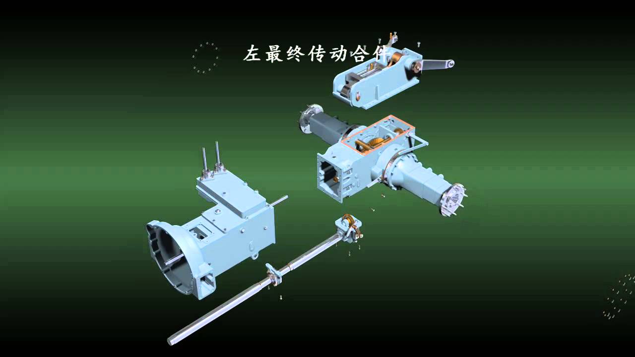 Agrison Tractor Differential Trans Axel Drive Train YouTube