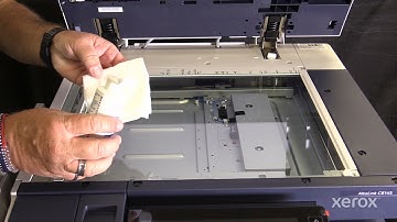 Xerox® AltaLink® C8100 Series Color Multifunction: Cleaning the Constant Velocity Transfer Glass