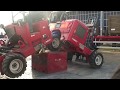 Moffett Mounty Forklift E-Series performing gymnastics at Ploughing Championship in Ireland