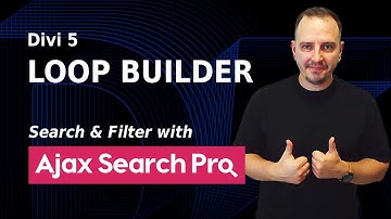 You need this Search for your Divi 5 Loop Builder (with Ajax Search Pro for WordPress)