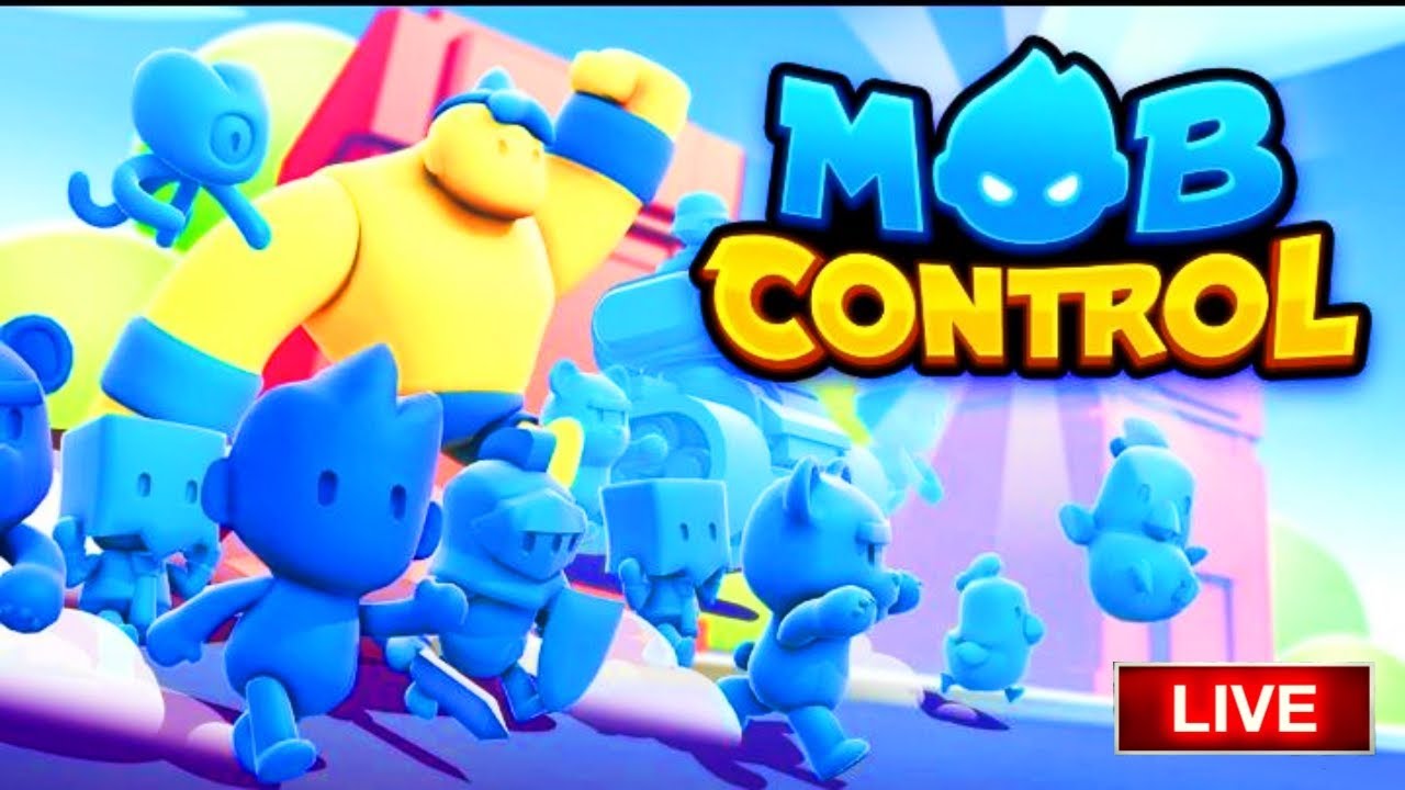 🥰WORLD BEST PLAYER in MOB control GAME  🔴LIVE