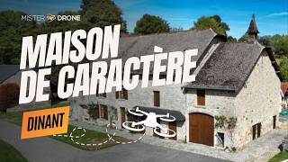 Maison à Dinant, présentation en images drone