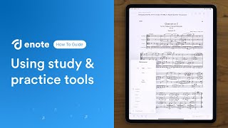 Using study and practice tools | Enote