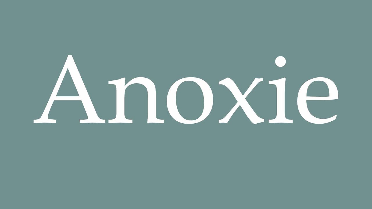How to Pronounce ''Anoxie'' (Anoxia) Correctly in French