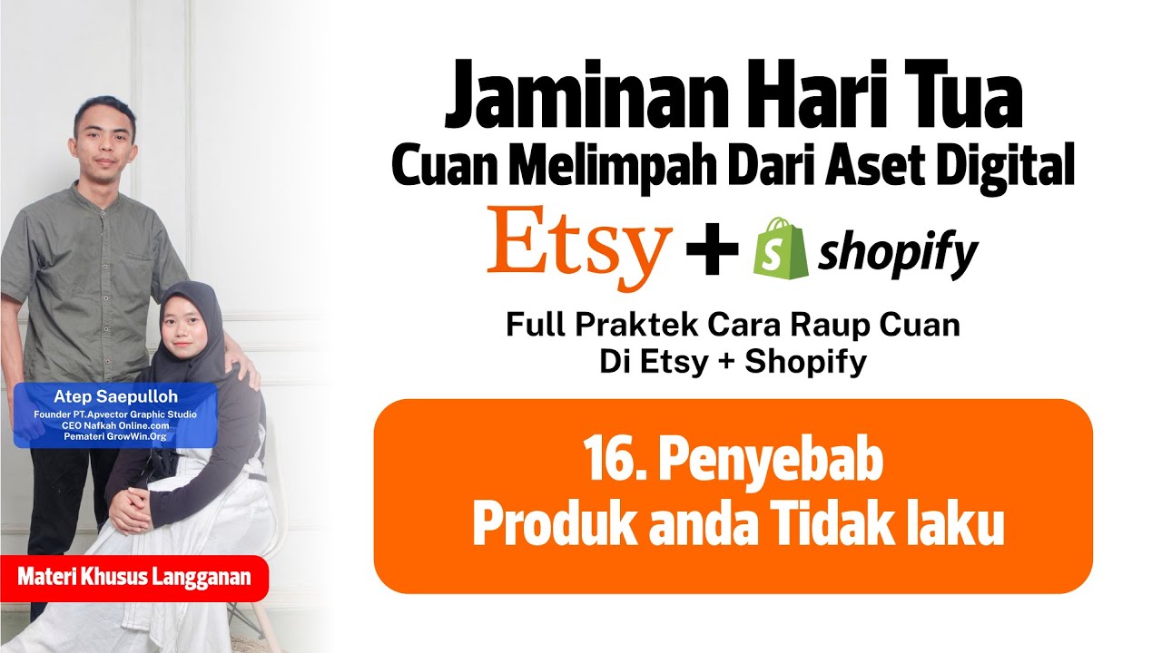 16  Penyebab Produk anda Tidak laku di etsy
