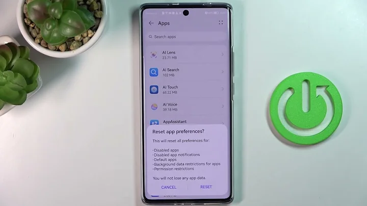 How to Reset App Preferences on HUAWEI Nova 10