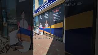 window graphics installation