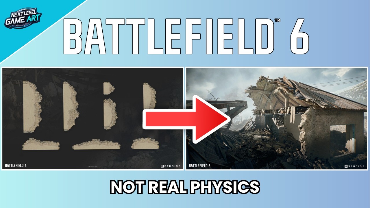 How AAA Games Fake Destruction | Battlefield Style Breakdown