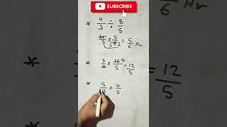 Fraction Tricks: Easy Ways to Simplify and Calculate Quickly #maths